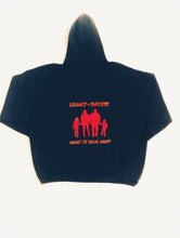 Load image into Gallery viewer, Patience + Struggle = Legacy &amp; Success What is your why Hoodie
