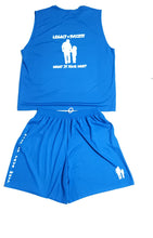 Load image into Gallery viewer, Legacy and Success, What is your why Muscle Shirt and short set
