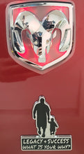 Load image into Gallery viewer, Legacy and Success, what is your why Car Emblem
