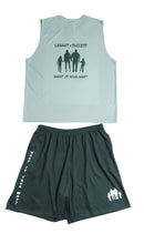 Load image into Gallery viewer, Legacy and Success, What is your why Muscle Shirt and short set
