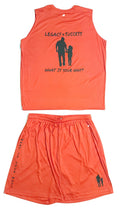 Load image into Gallery viewer, Legacy and Success, What is your why Muscle Shirt and short set
